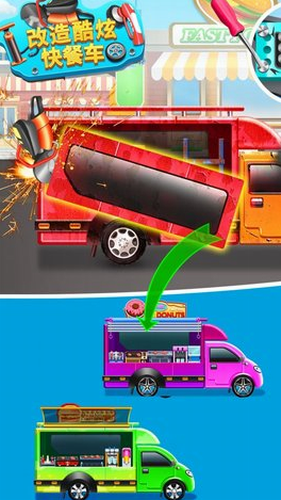 改造炫酷快餐车